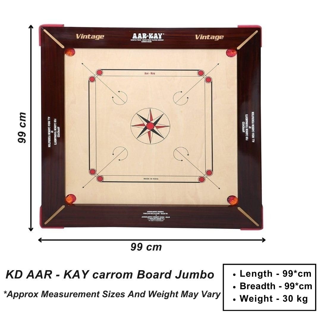 Amazon.co.jp: KD AAR-Kay キャロムボード インドと国際キャロム連盟